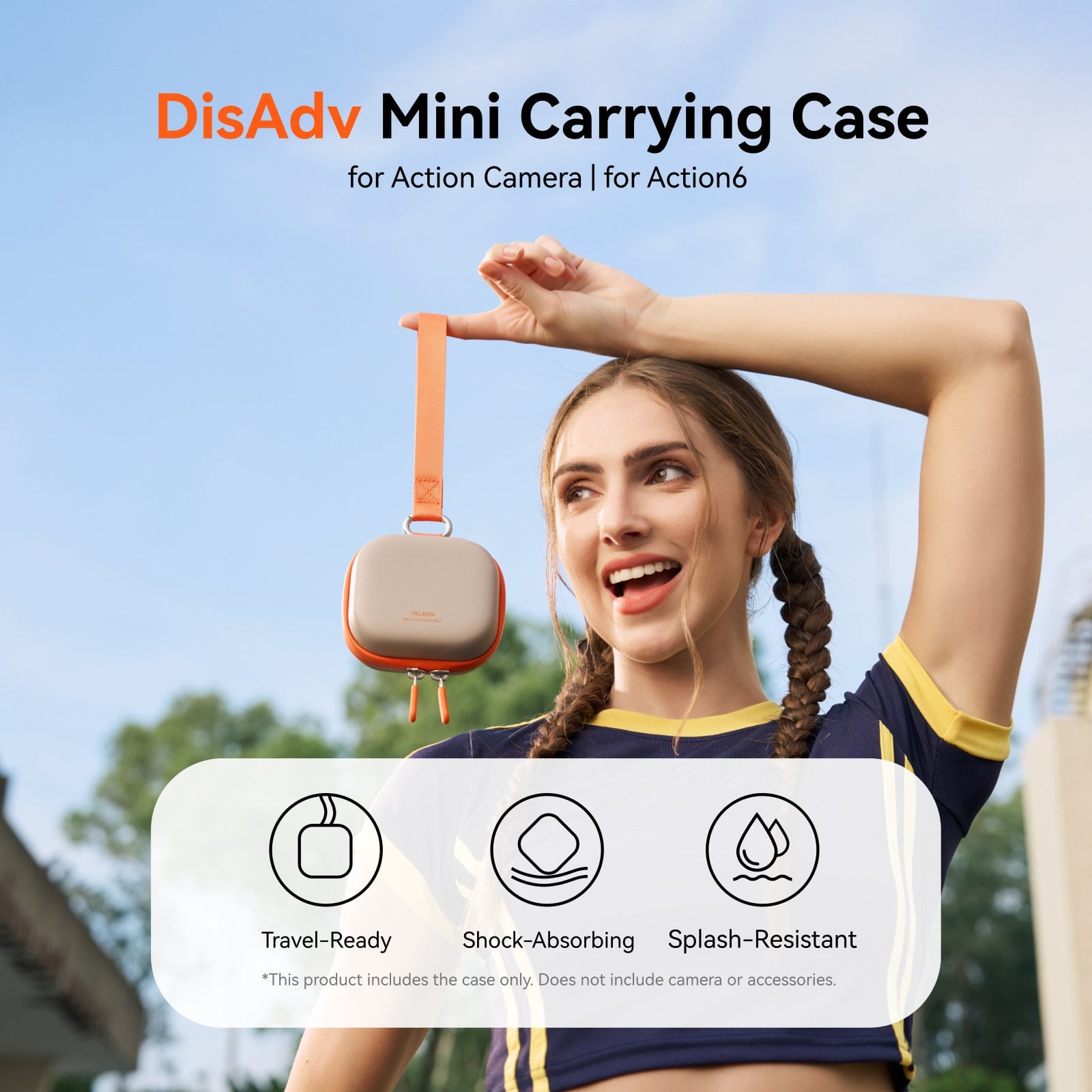 TELESIN Mini Storage Bag-Grey