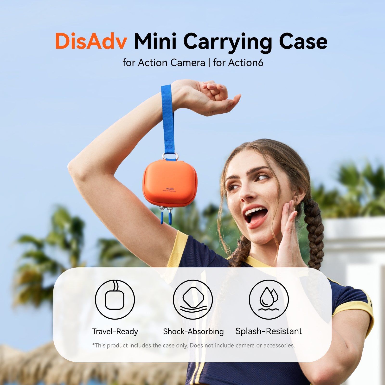 telesin Mini Storage Bag - Orange