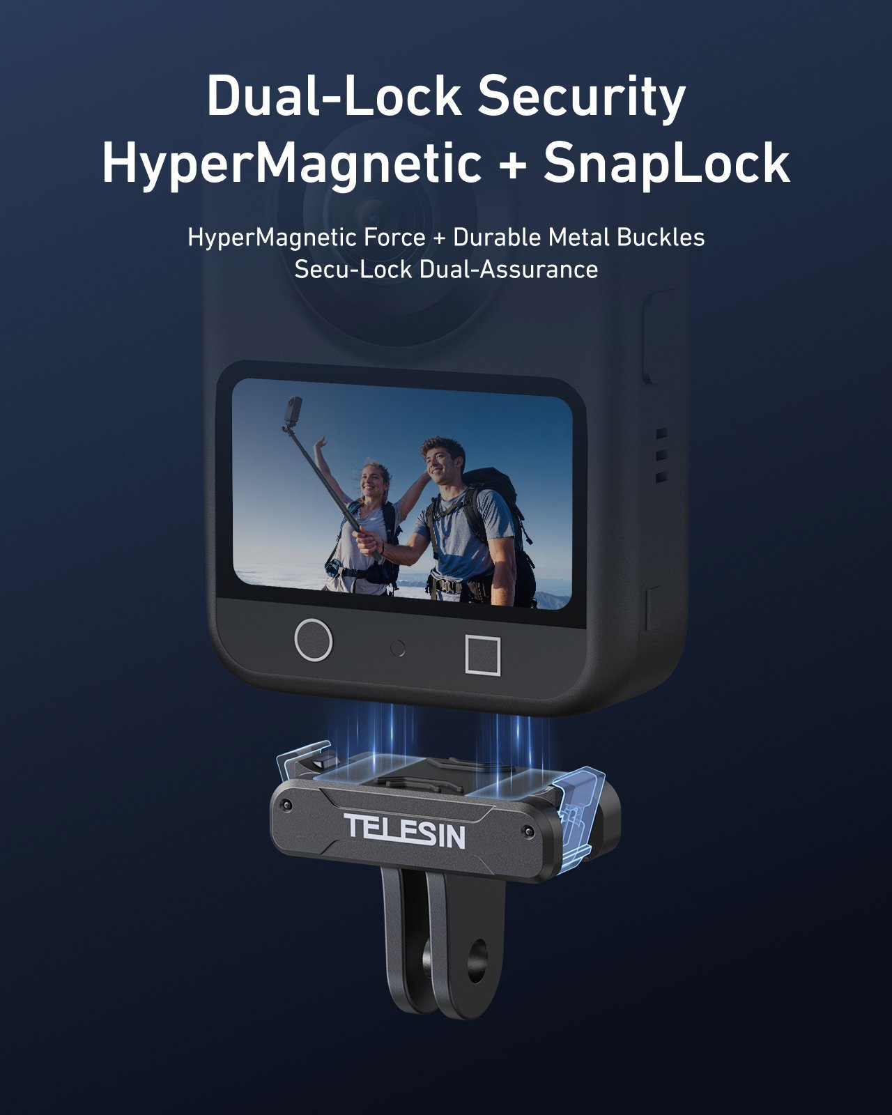 TELESIN Osmo 360 Mantyetik Adaptör