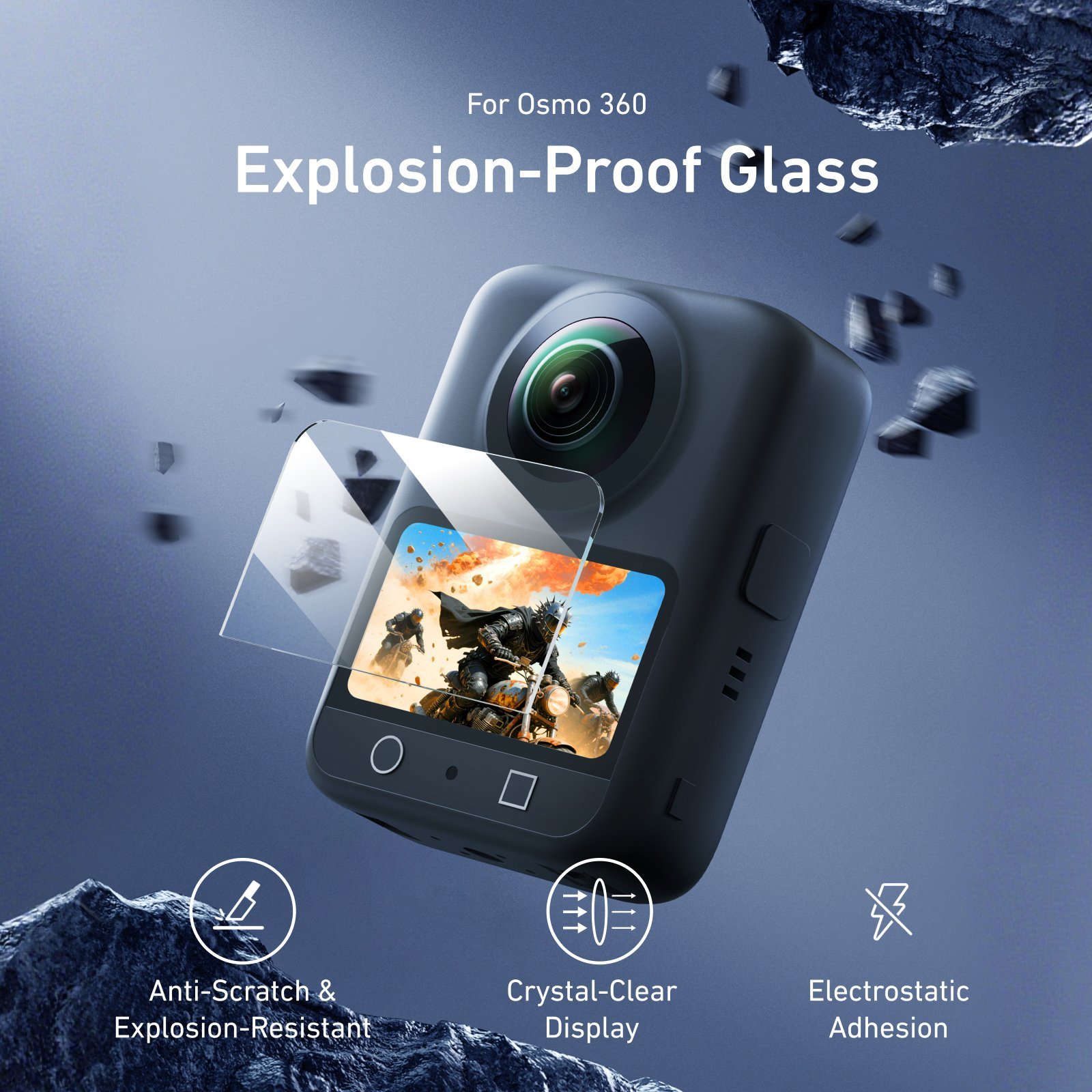 TELESIN Osmo 360 Screen Protector