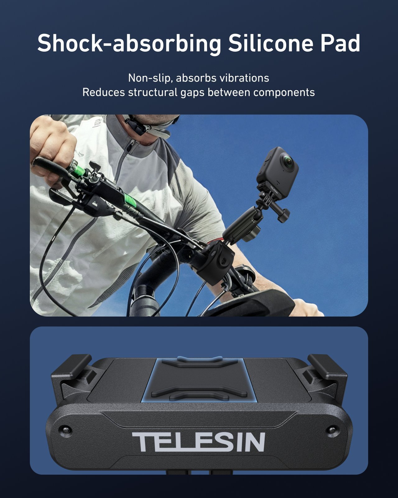 TELESIN Osmo Action 4 Mantyetik Adaptör
