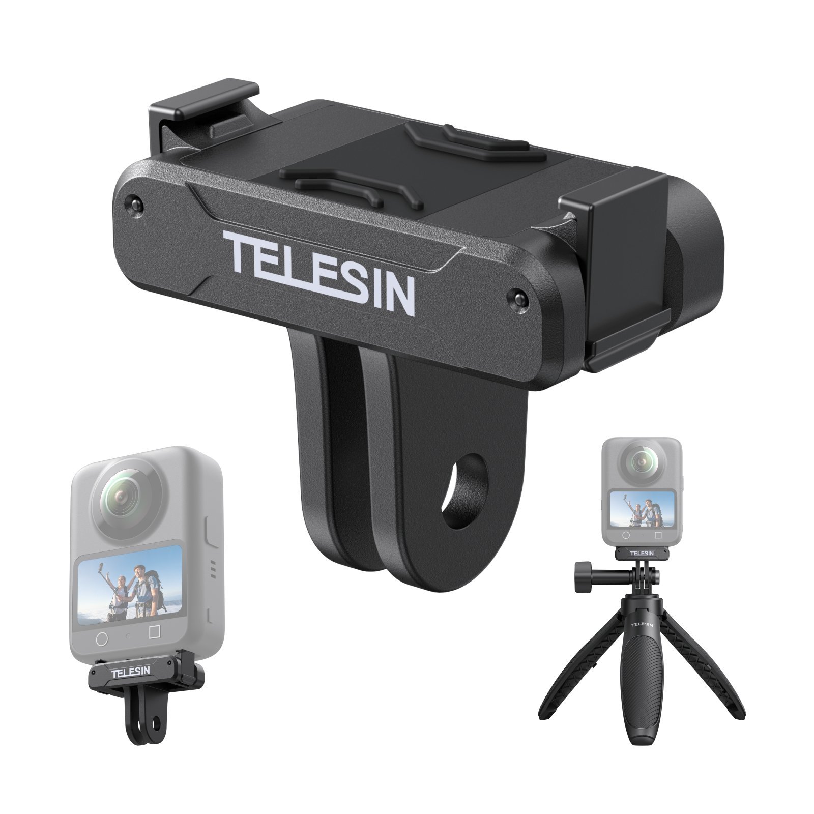 TELESIN Osmo Action 5 pro Mantyetik Adaptör (2)