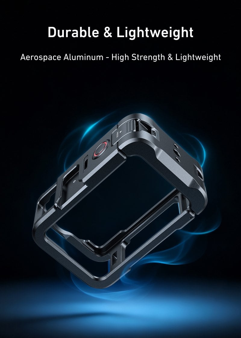 TELESIN Osmo Action 6 Uyumlu Alüminyum Kafes