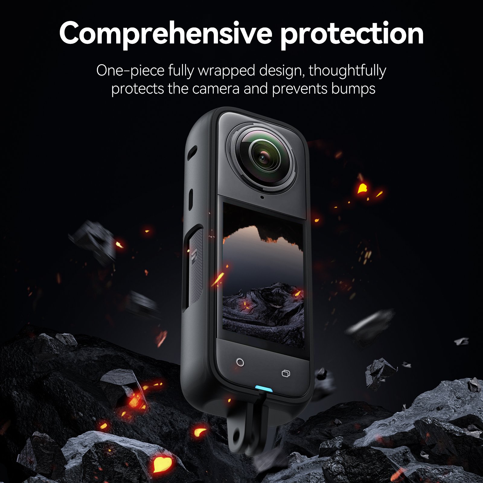 TELESIN Plastic cage for Insta360 X4