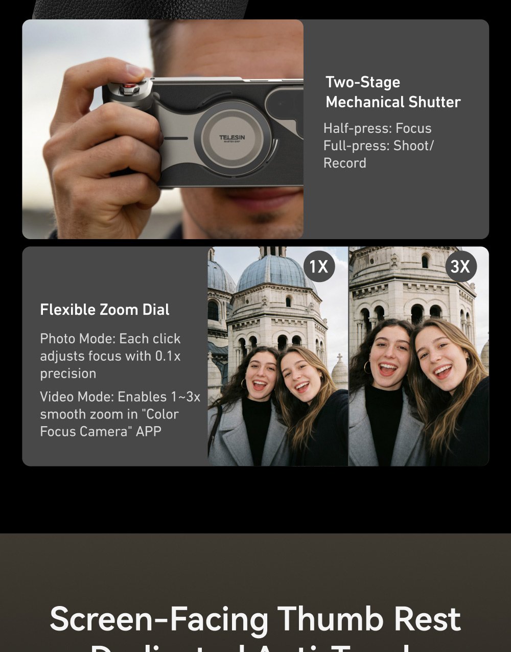 TELESIN Samsung S26 Ultra MasterGrip