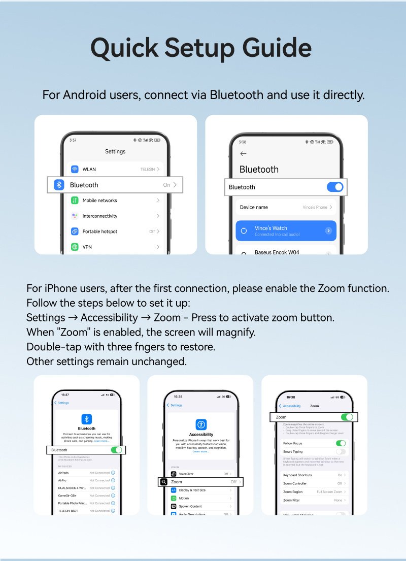 TELESIN Tripod & Selfie Stick (1.3M) kurulum