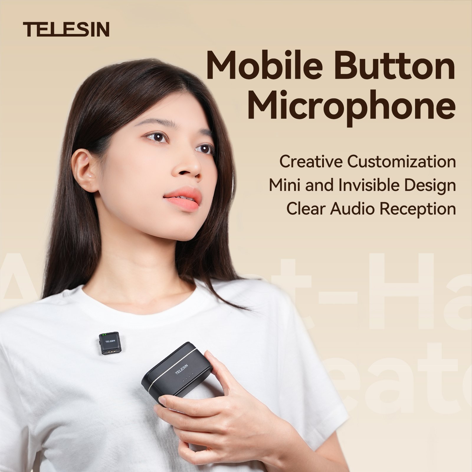 TELESIN Type-C Kablosuz Mikrofon