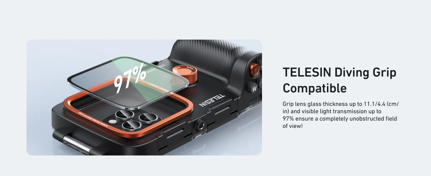 TELESIN Underwater Diving Phone Case