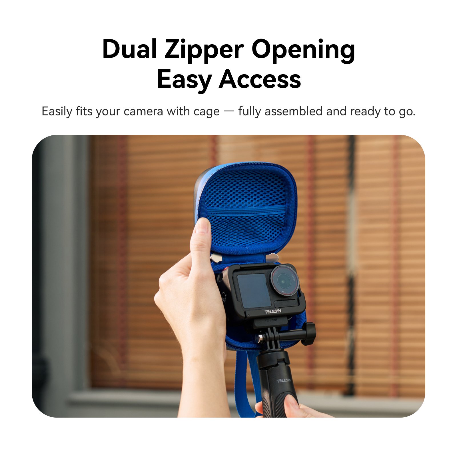 TELESIN osmo action 6 için mini çanta