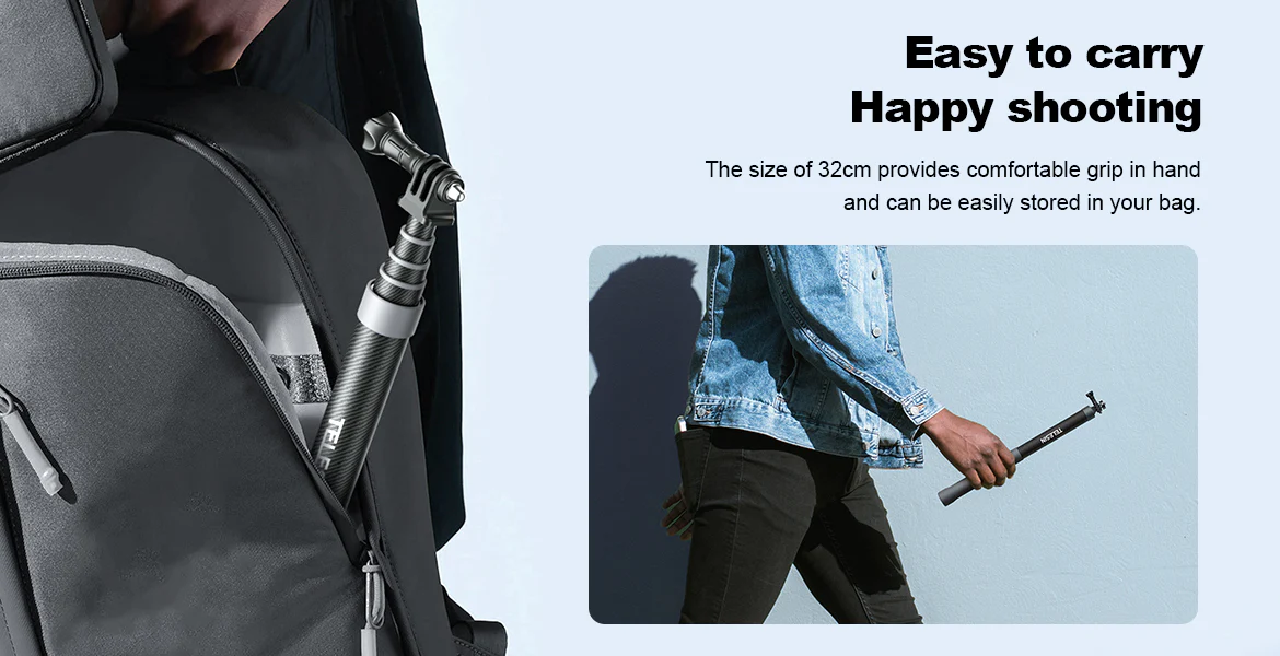 telesin fiber carbon selfie stick