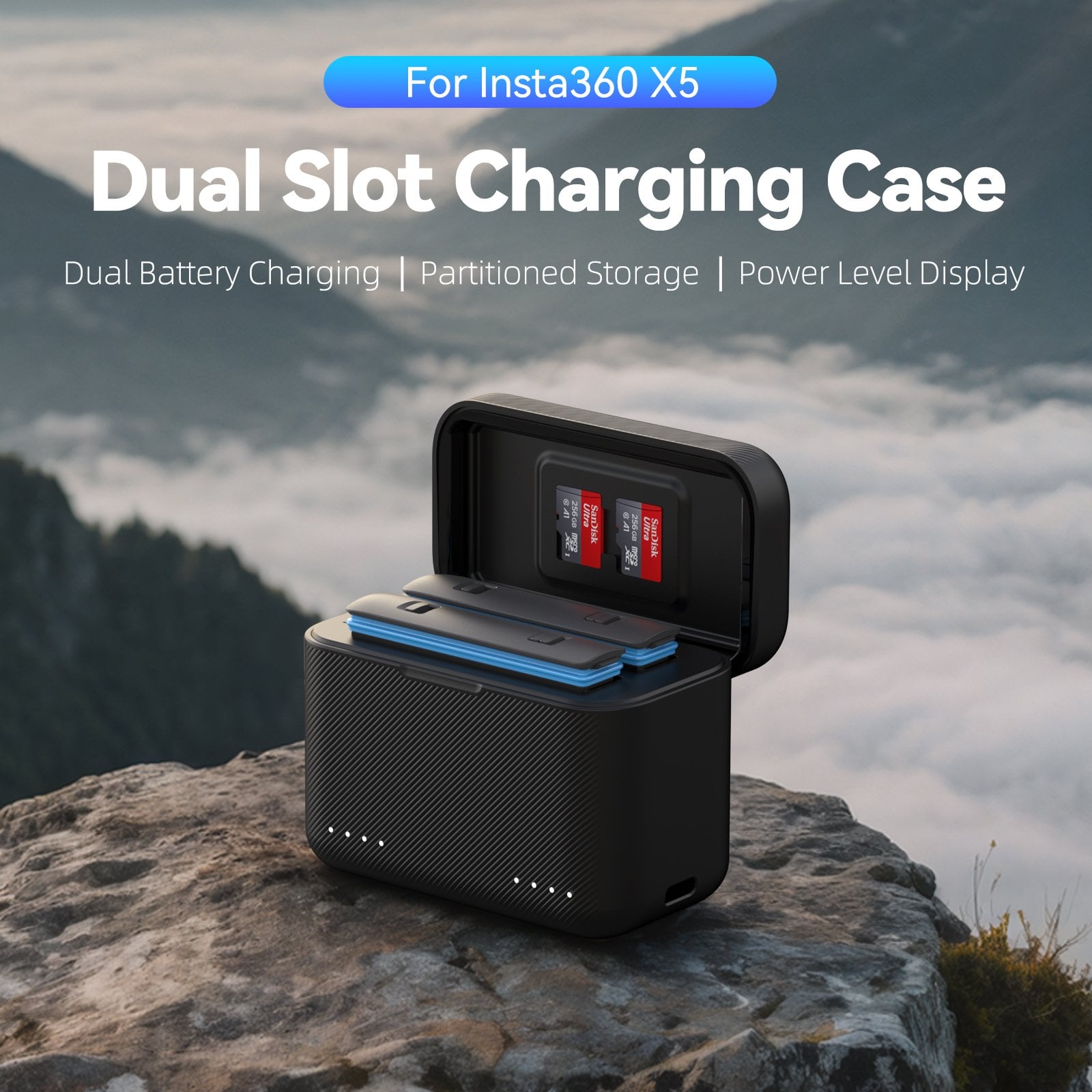 Telesin Insta360 X5 Charging Case
