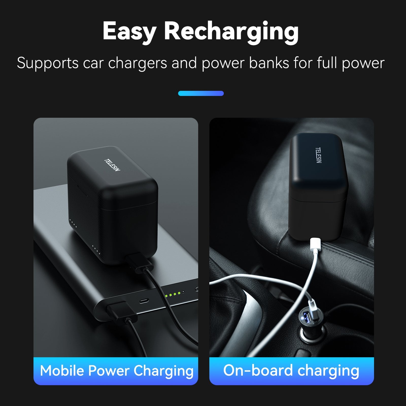 Telesin Insta360 X5 Charging Case