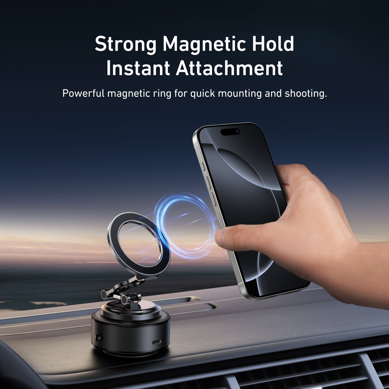 Telesin Magnetic Electric Suction Cup