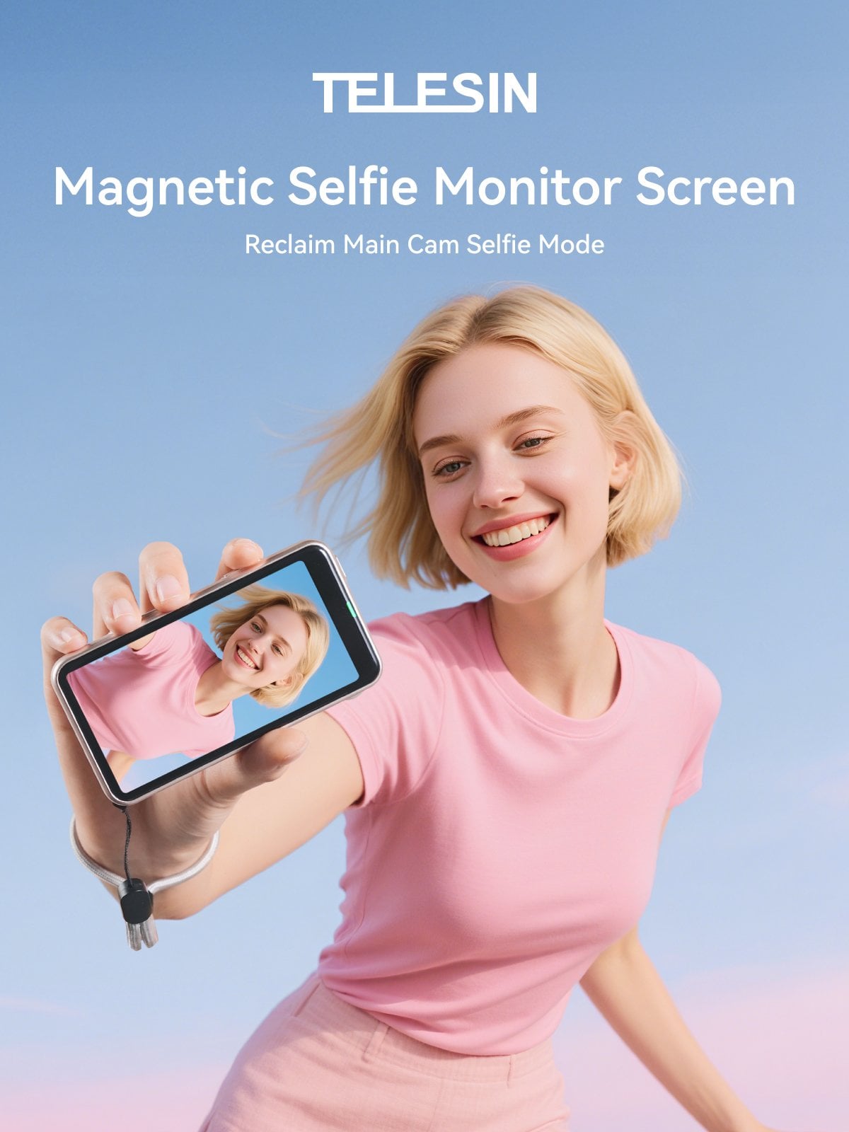 Telesin Magnetic Selfie Monitör Screen