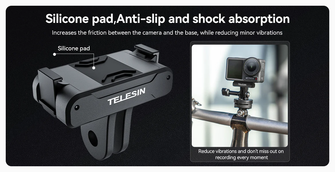 Telesin Osmo Action 5-4-3 için Mıknatıslı Adaptör