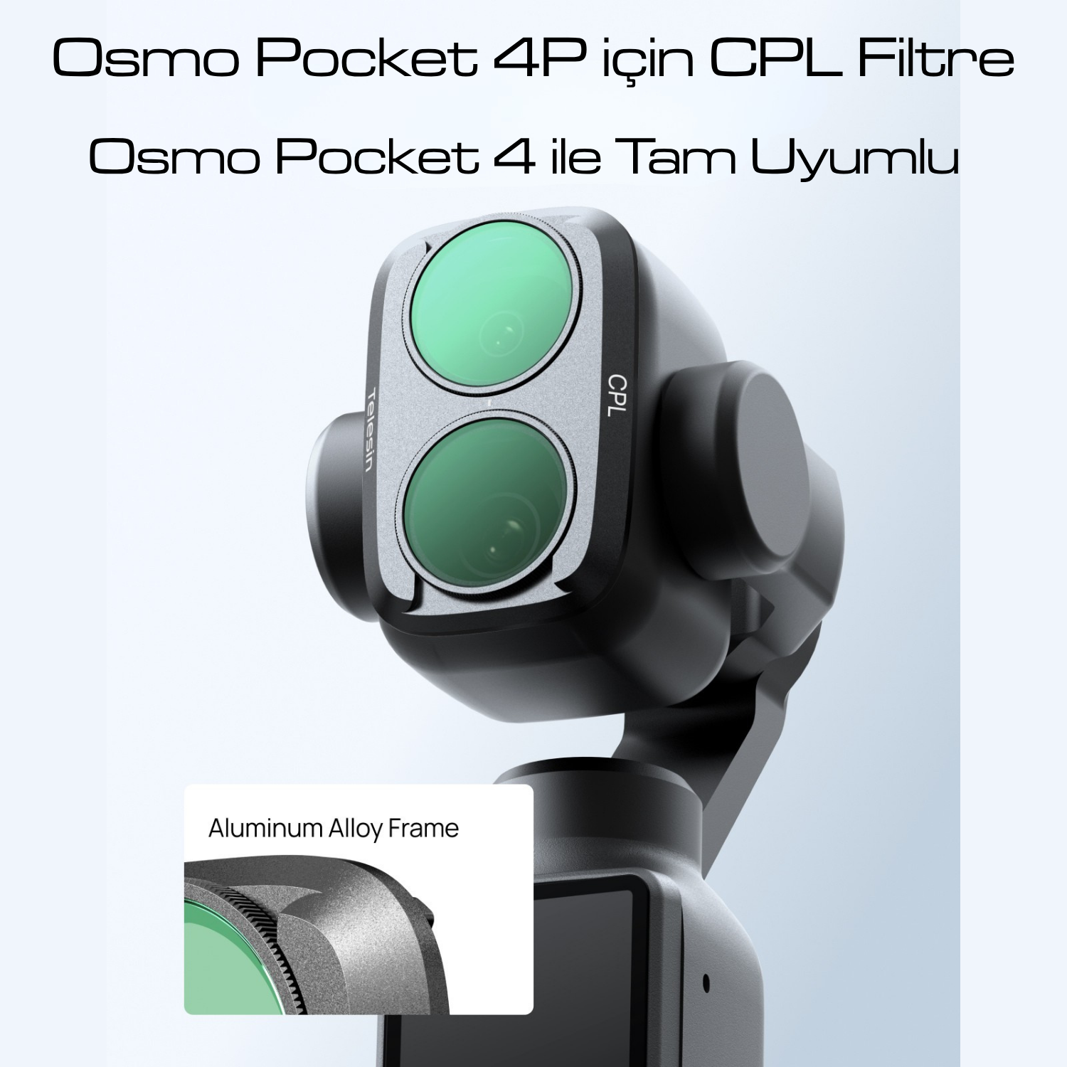 Telesin Osmo Pocket 4P CPL Filtre