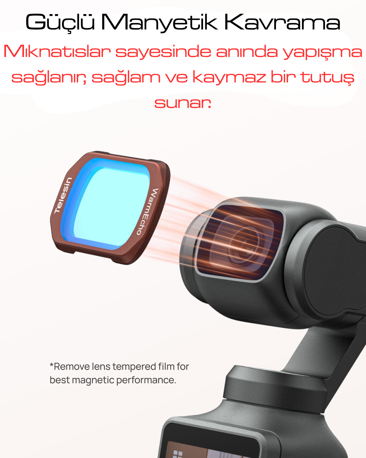 Telesin Osmo Pocket 4 WarmEcho Filtresi