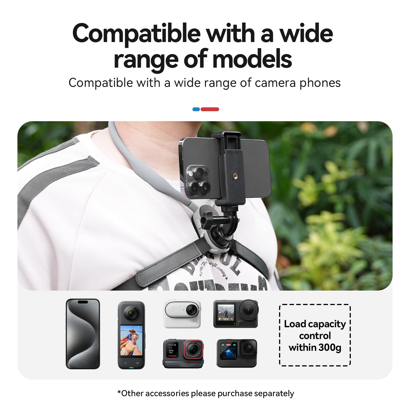 Telesin U Shaped Neck Mount 2.0 (Max)