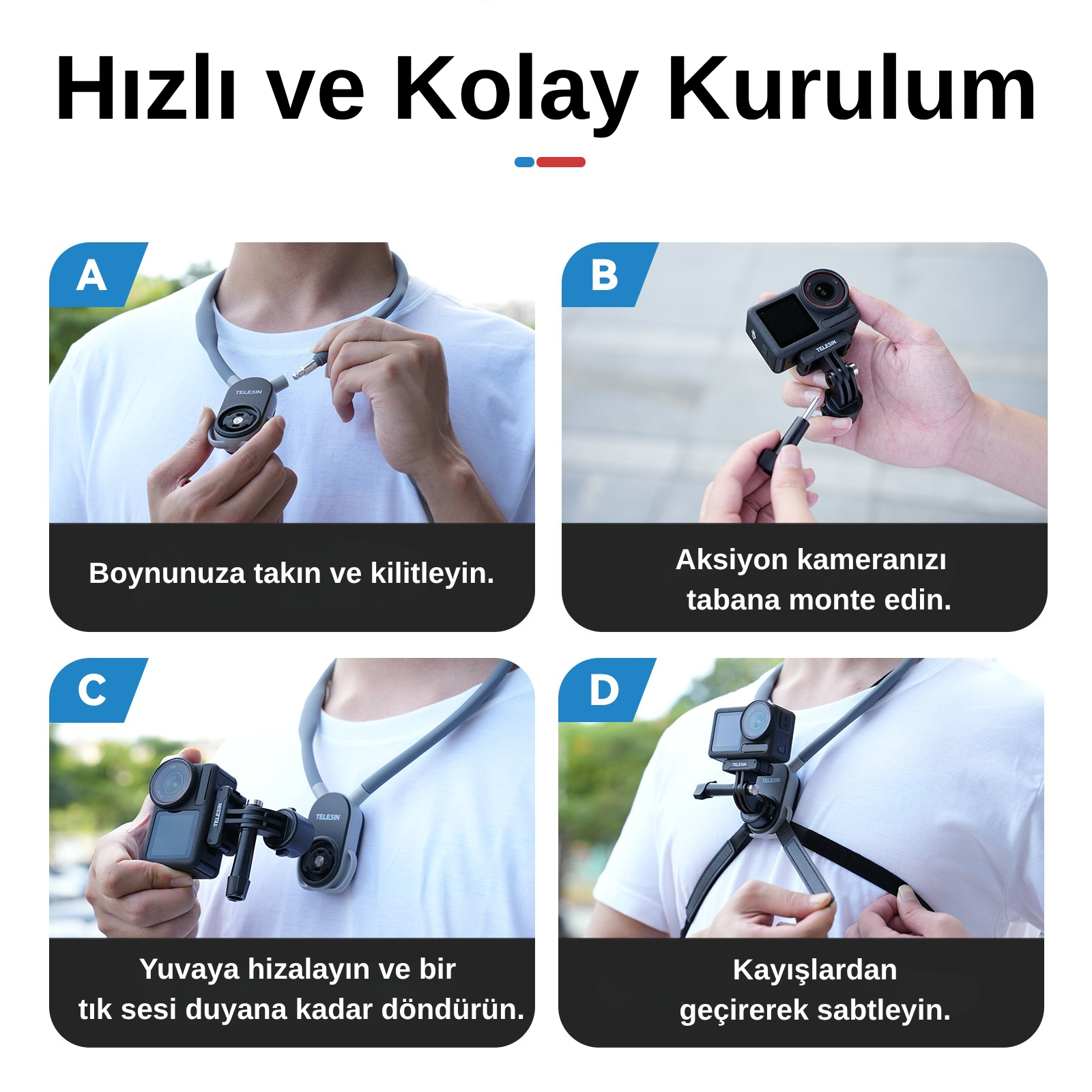 Telesin U Shaped Neck Mount 2.0 (Max) (11)