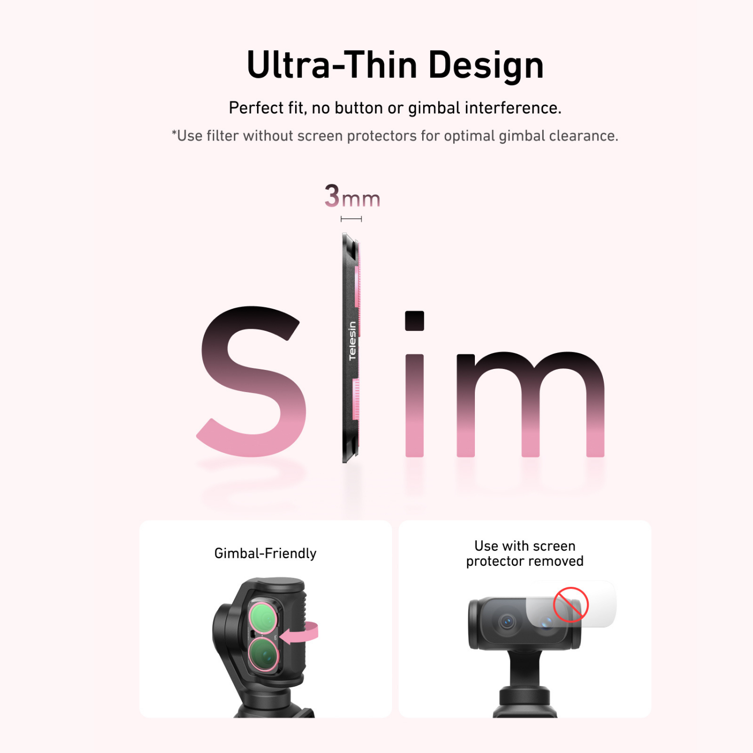 Telesin insta360 Luna Filtre Seti
