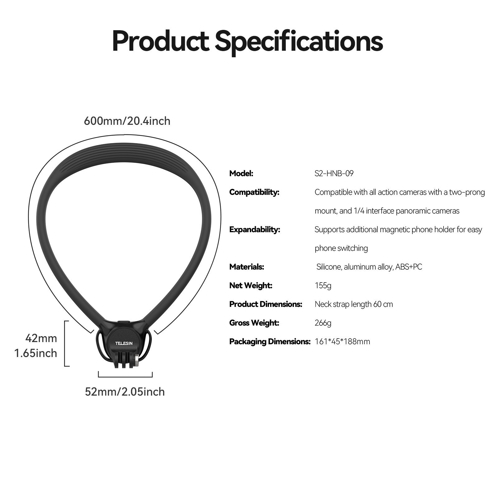 insta360 boyun askısı