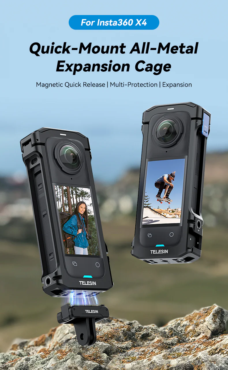 insta360 x4 metal çerçeve