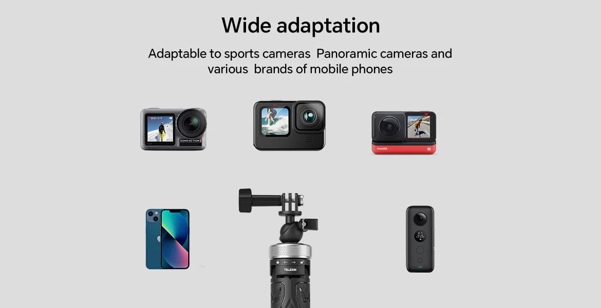 osmo action için Tripod Selfie Çubuğu