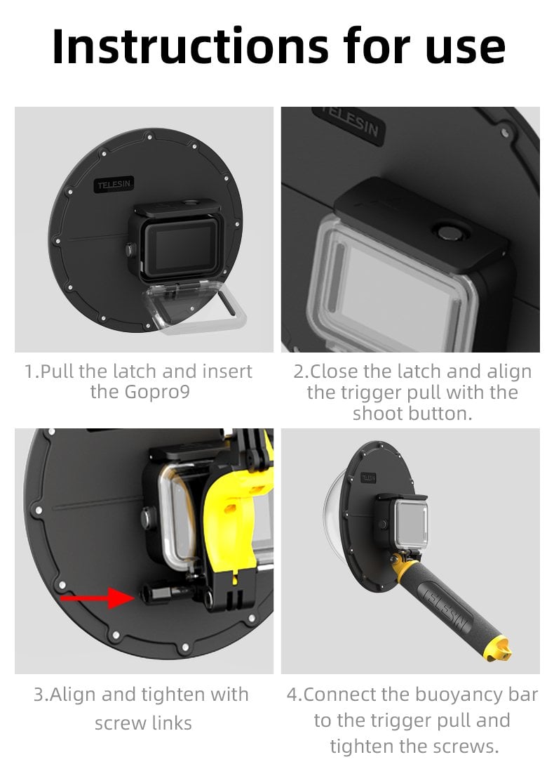 Gopro HERO12 Dome Port