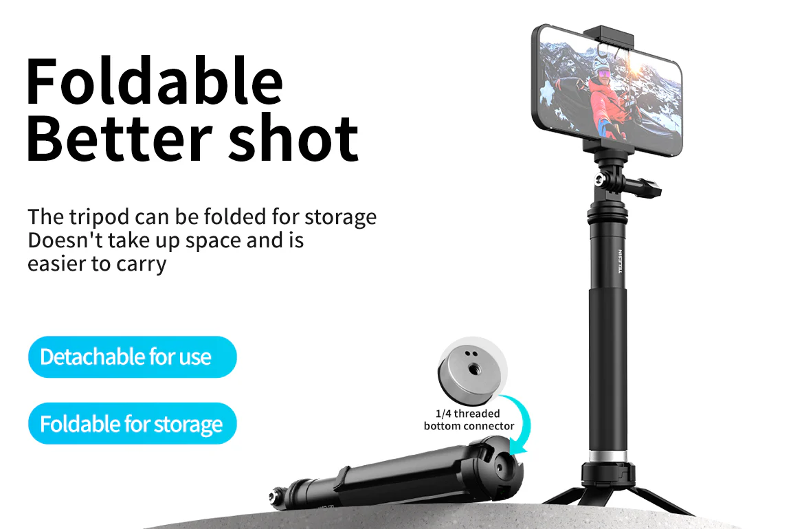 Telesin Alüminyum Tripod Standı