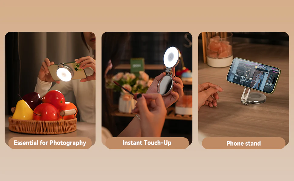Telesin C03 Magnetic Selfie Ring Light (3)