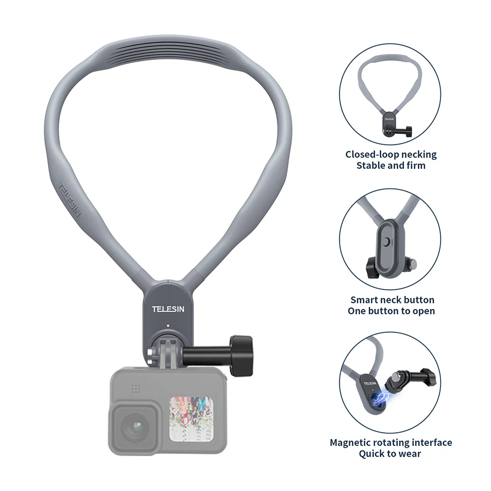 Telesin U Shape Neck Holder Mount