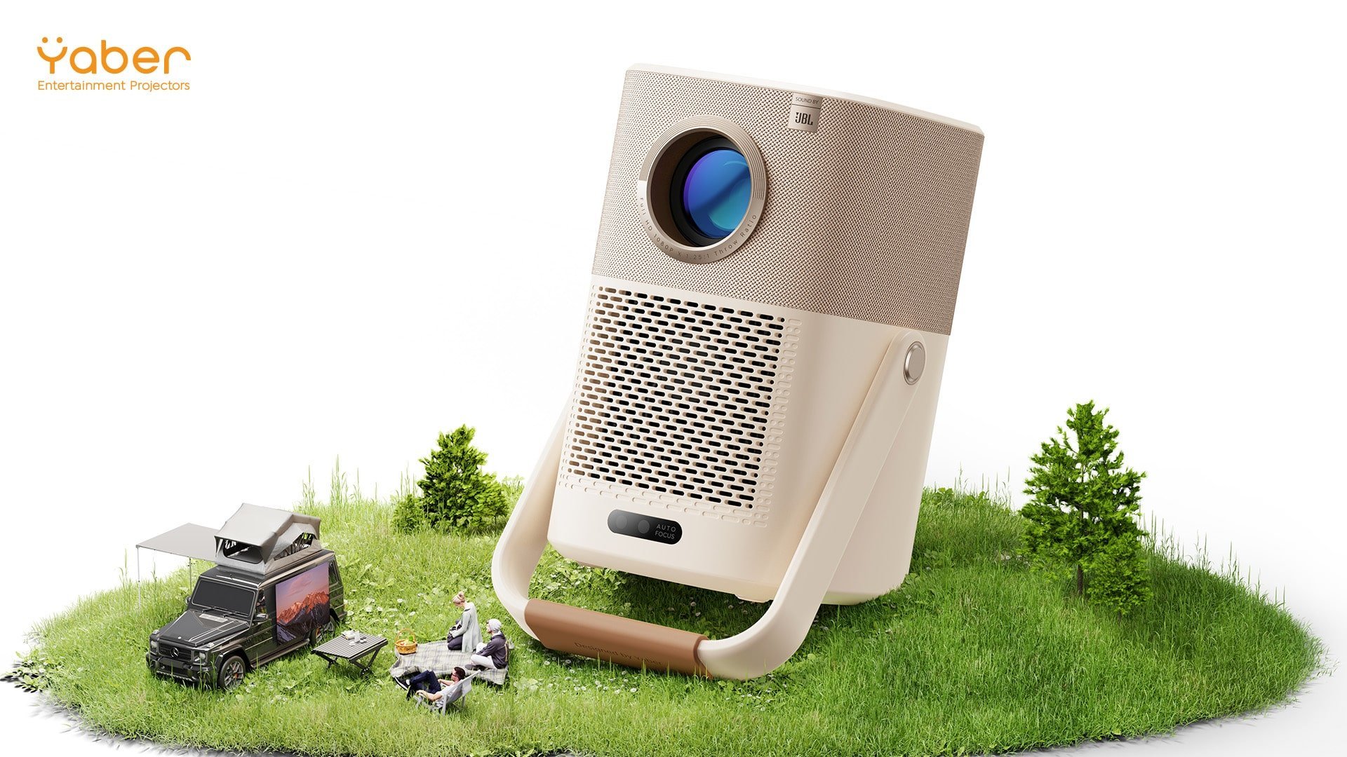 Yaber T2 Plus 1080P Taşınabilir Projeksiyon 