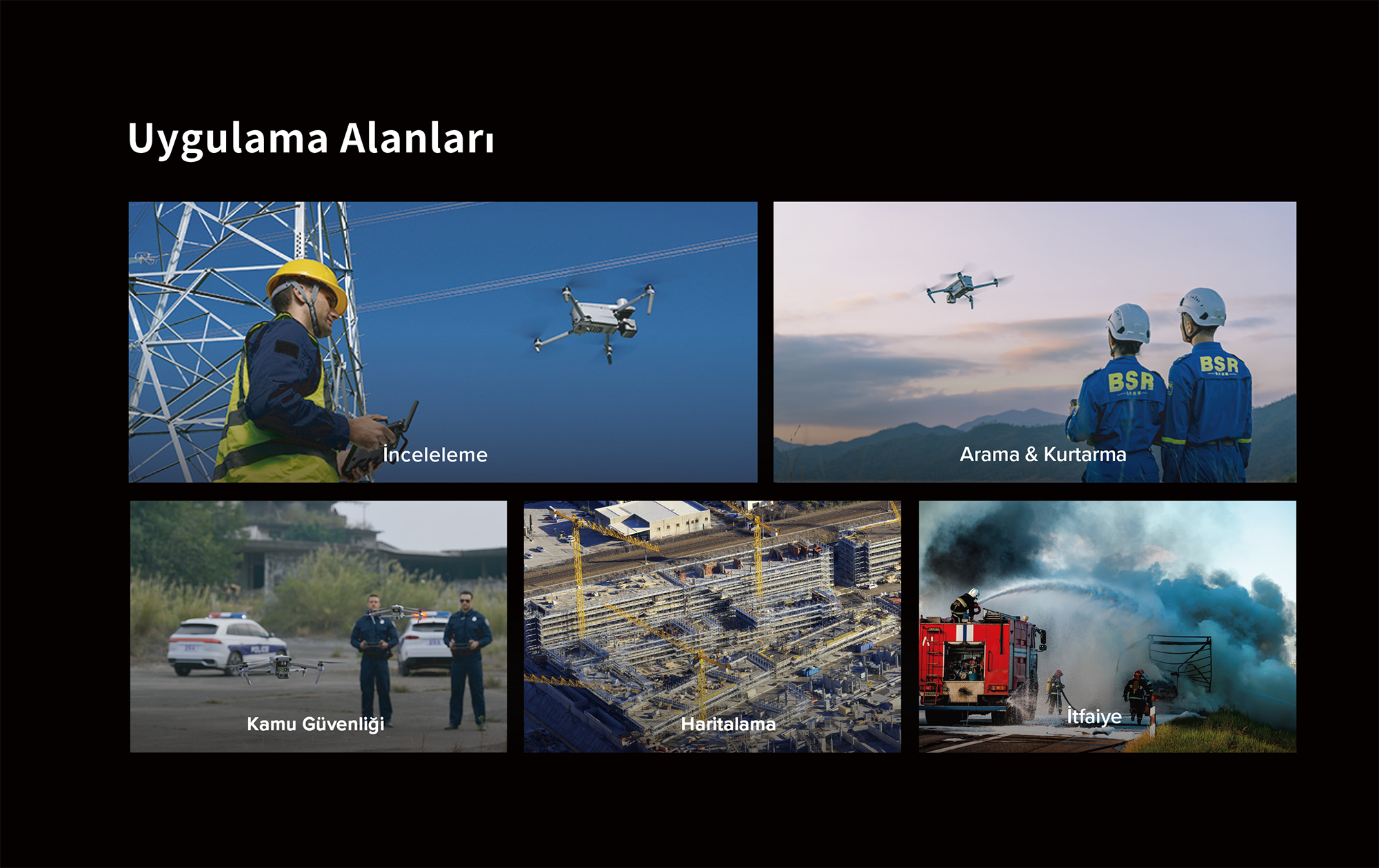 Autel Robotics Evo Max 4T - Uygulama alanları