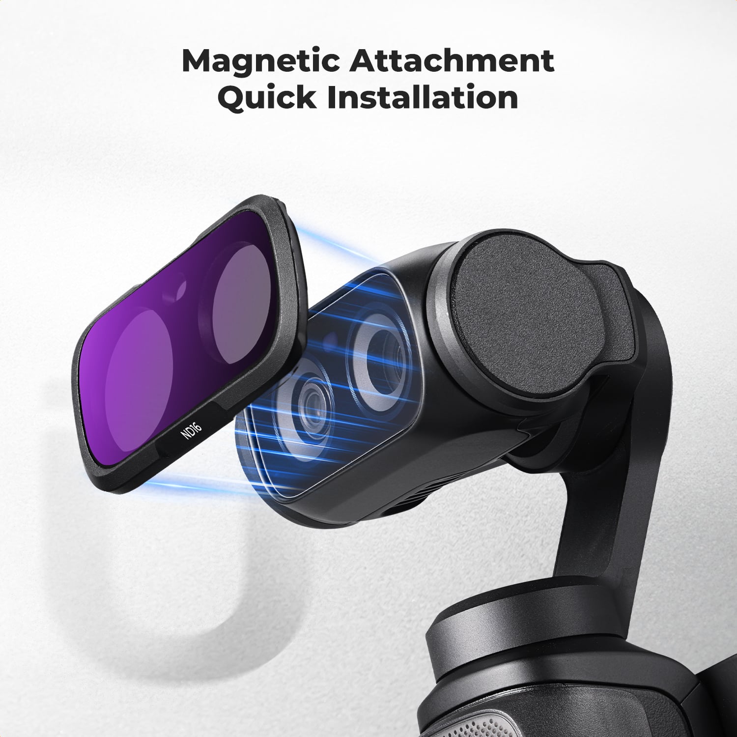 K&F Concept Luna Ultra ND filtre manyetik montaj