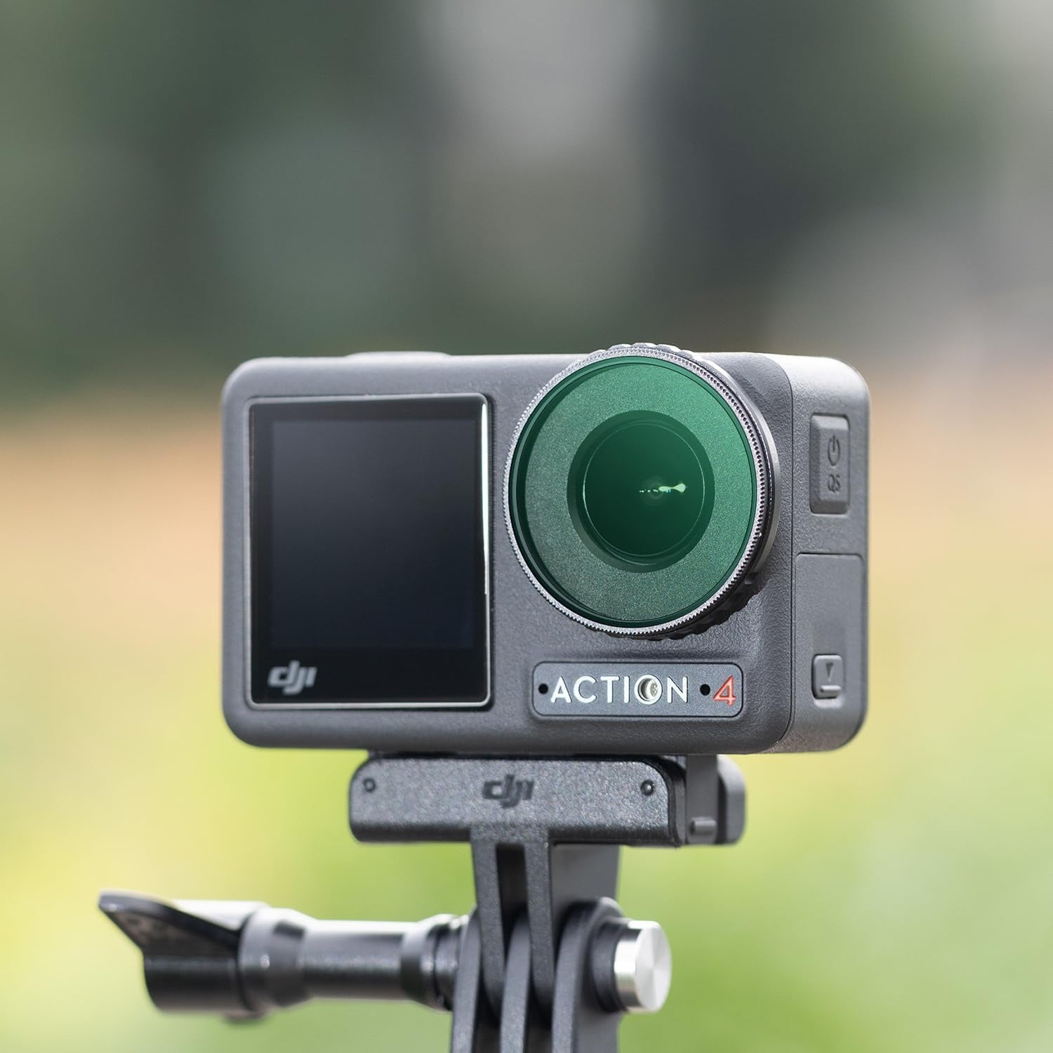 K&F Concept Osmo Action 4 CPL filtre takılı görünüm