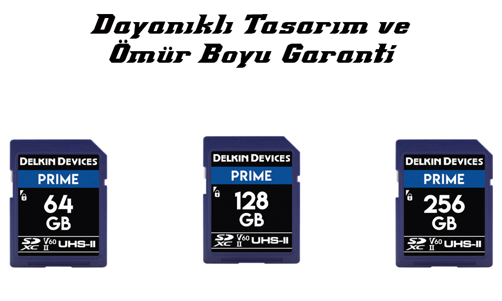 Delkin Devices Prime UHS-II SDXC (V60) Hafıza Kartı