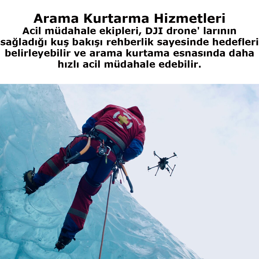 dji arama kurtarma drone