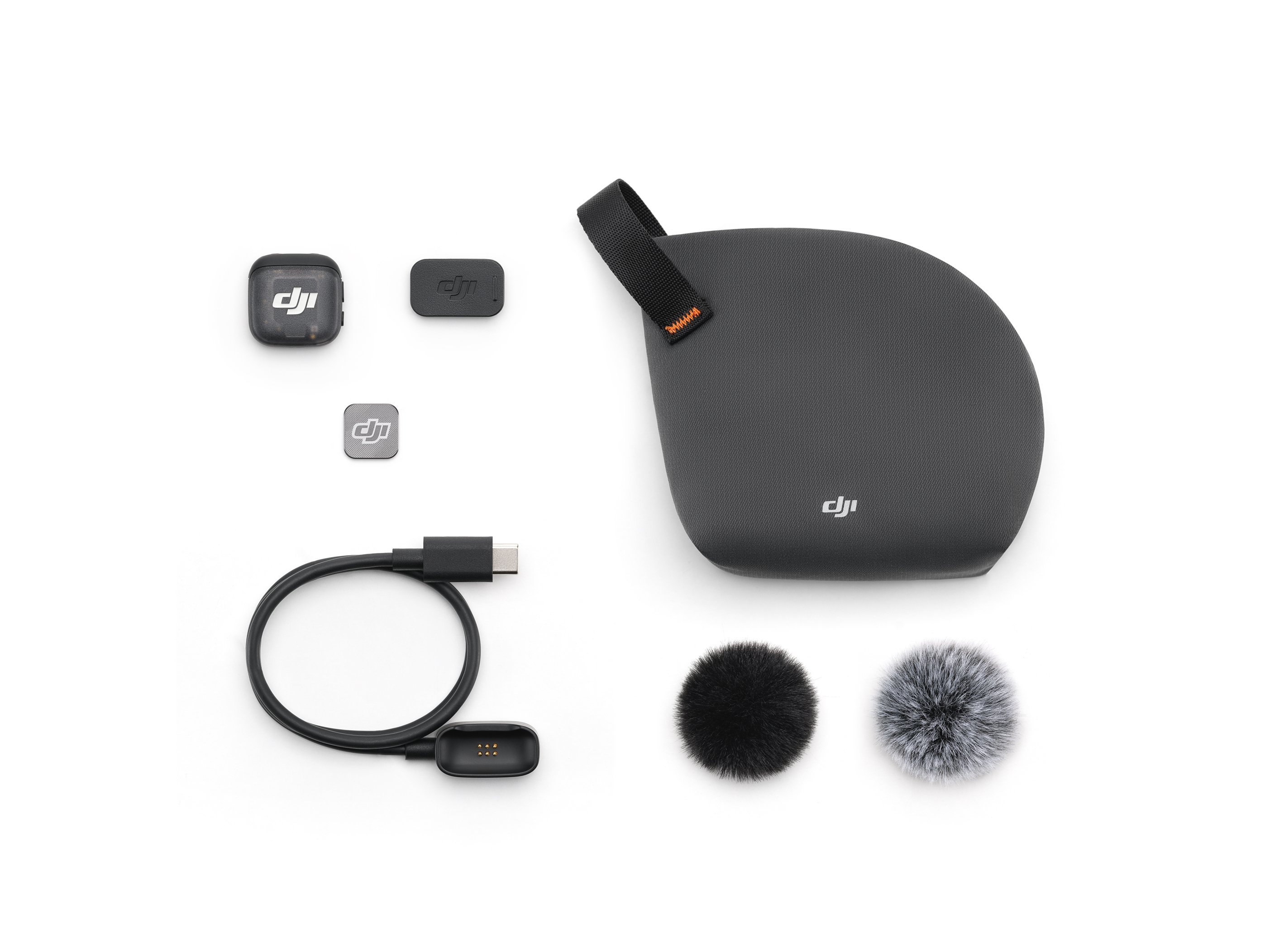 DJI Mic 3 Transmitter Kutu içeriği