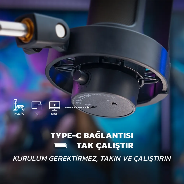 Fifine Ampligame A8T USB Yayıncı Mikrofonu
