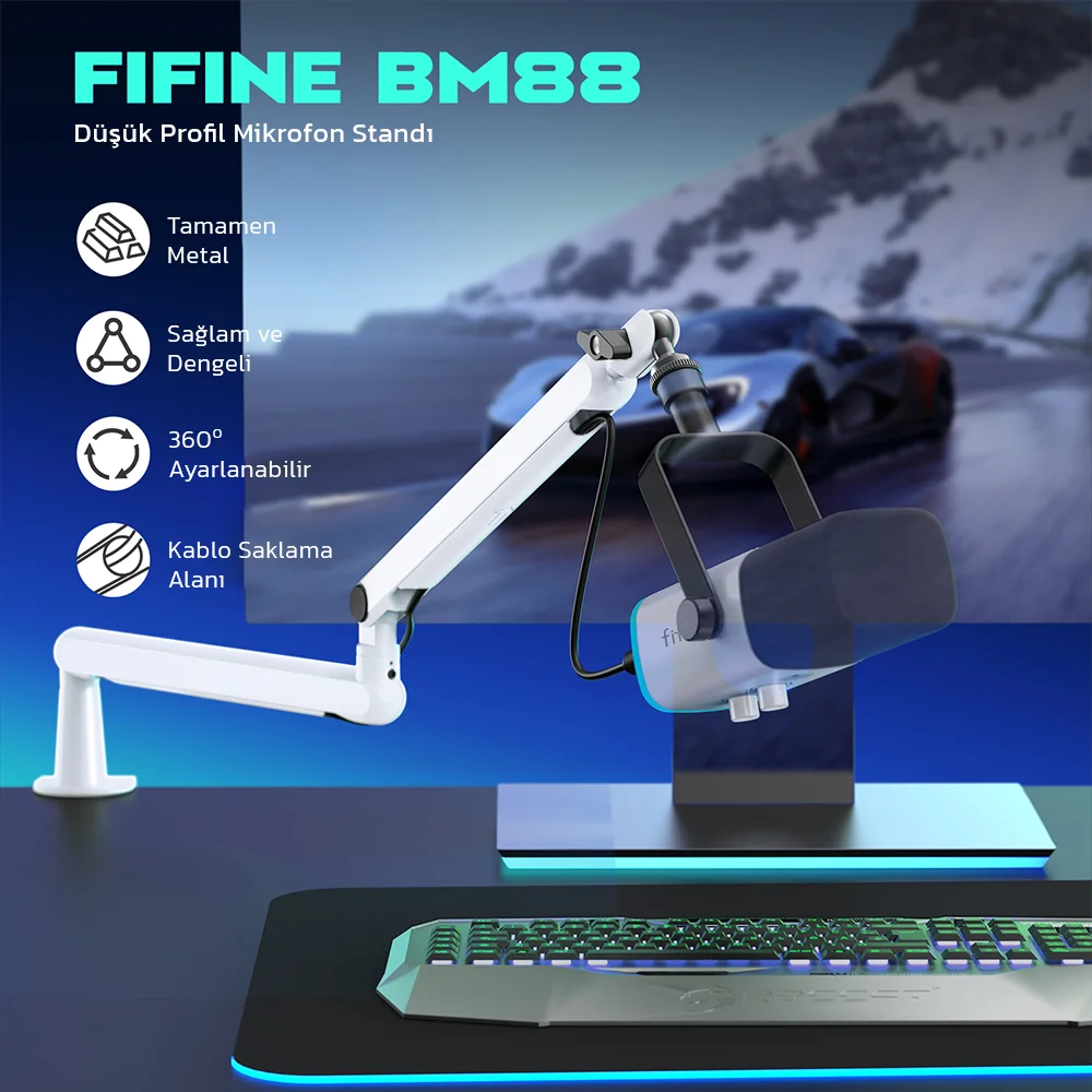 Fifine BM88 Mikrofon Standı Sehpası Ayaklığı