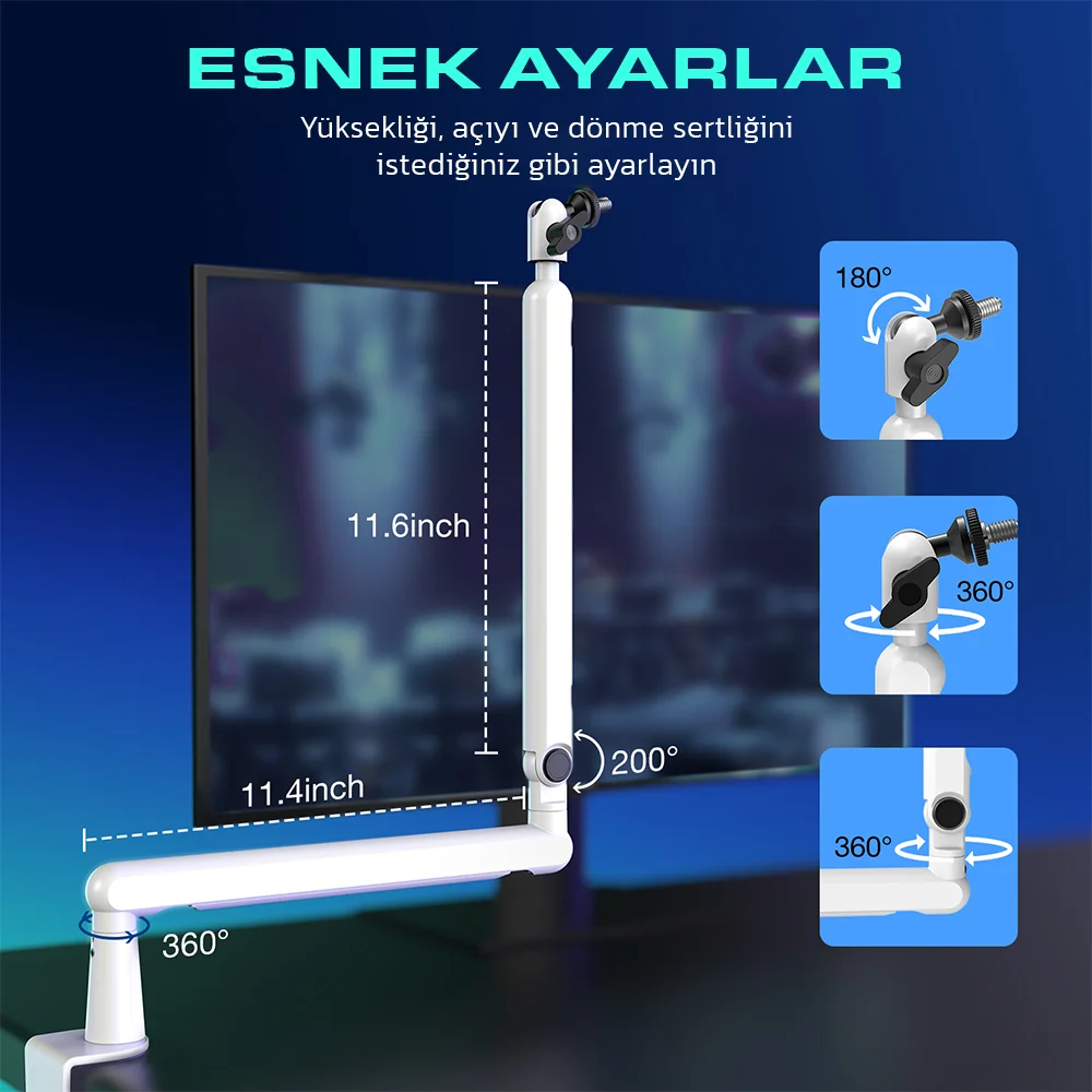 Fifine BM88 Mikrofon Standı Sehpası Ayaklığı - 2