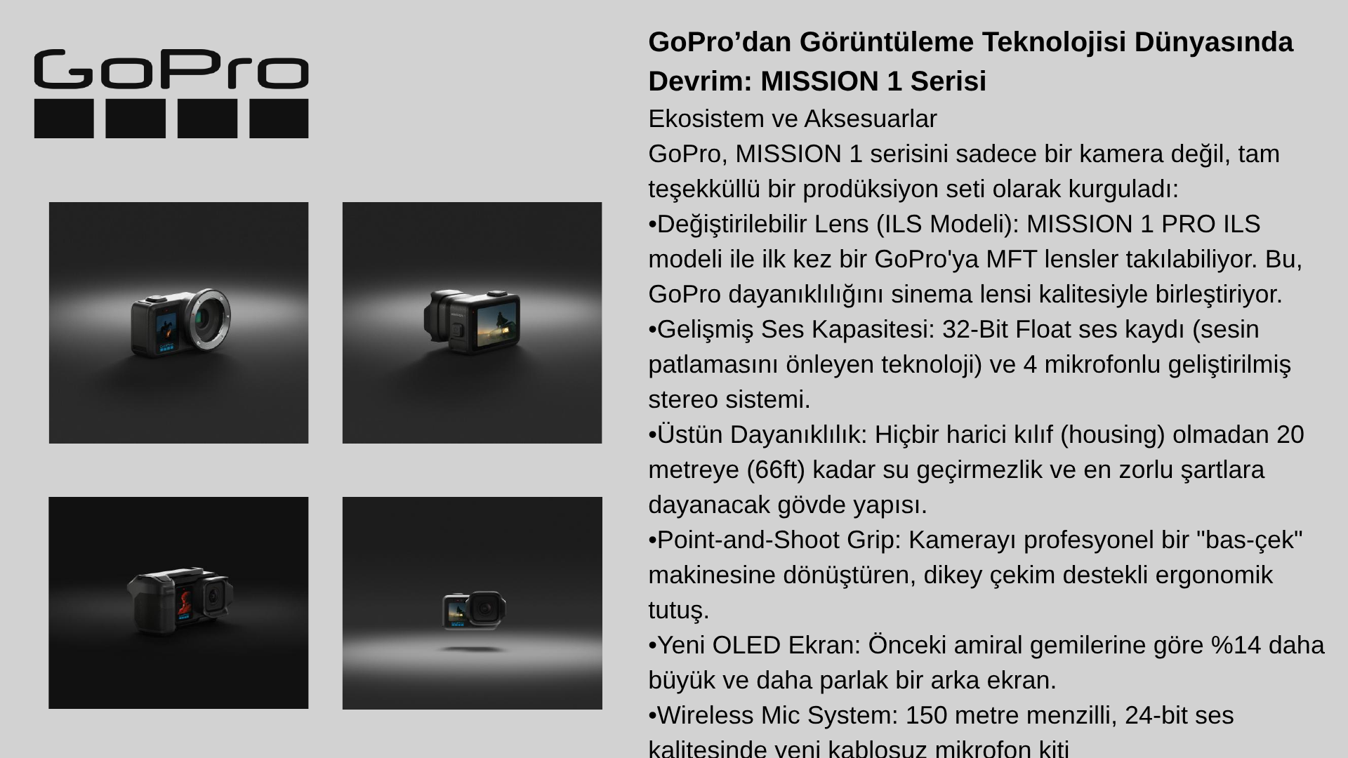 GoPro Mission 1 tanıtıldı