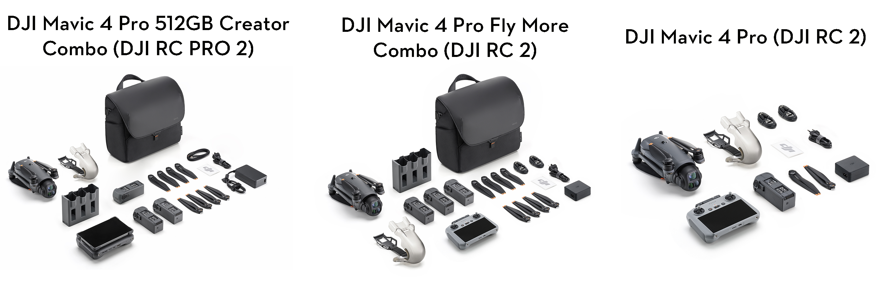 DJI Mavic 4 Pro Paket Seçenekleri