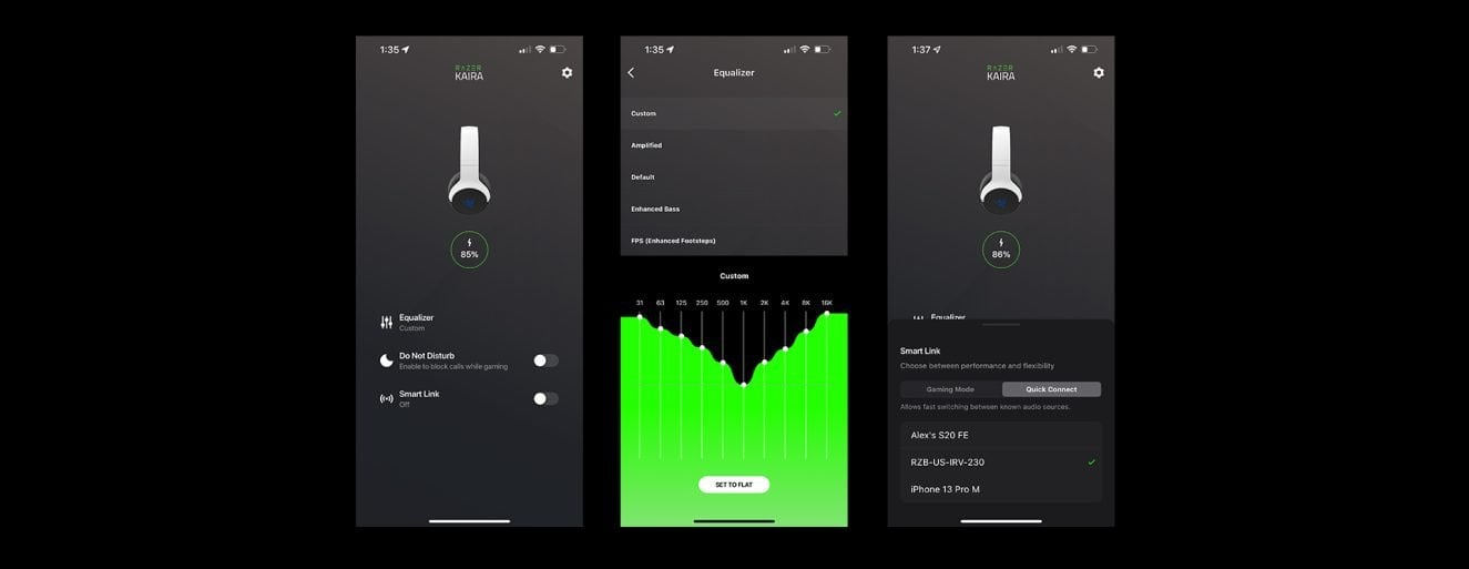 Razer Kaira HyperSpeed Kablosuz Kulaklık