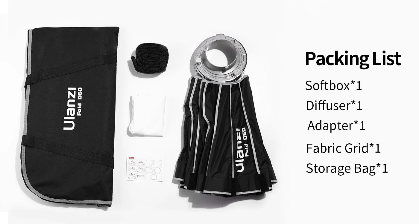 Ulanzi 60cm Bowens Dome Softbox (L053)