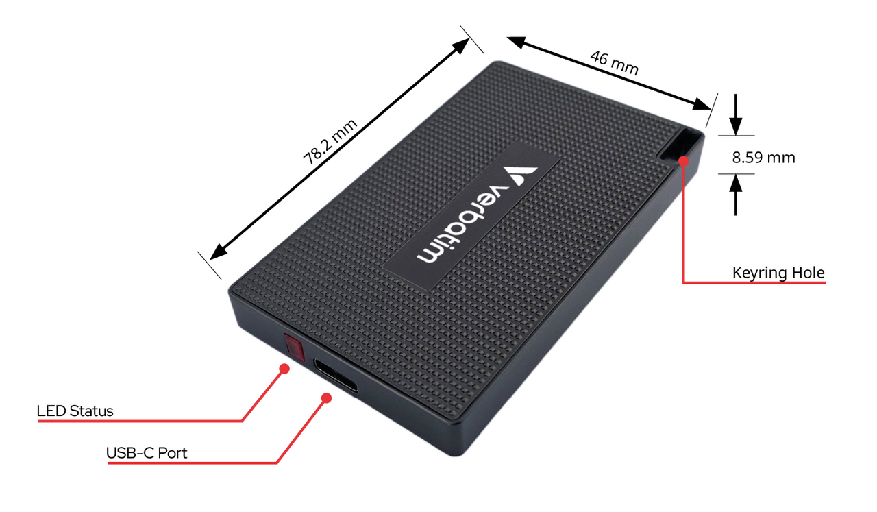 Verbatim Metal Mini SSD 1TB (2000MBs)
