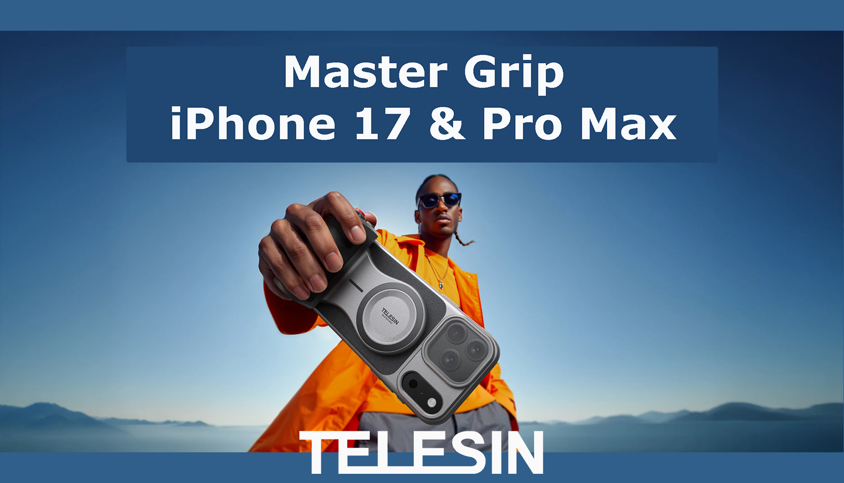TELESIN Master Grip for iPhone 17 Pro & Pro Max