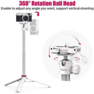 Ulanzi Uzatılabilir Vlog Tripod (MT-44) Beyaz