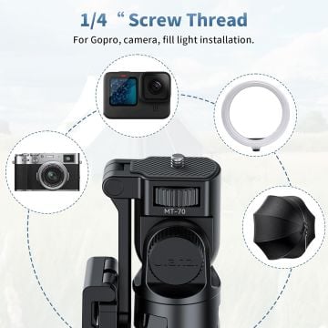 Ulanzi Vlog Tripod (MT-70) Kumandalı