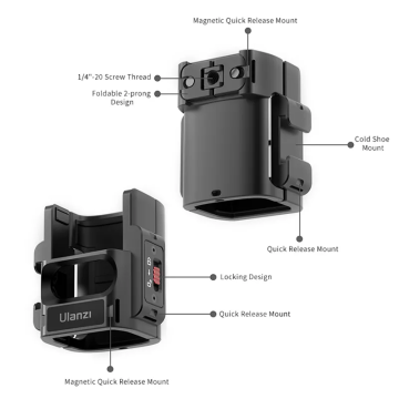 Ulanzi Osmo Pocket 3 Expansion Adapter (C014)